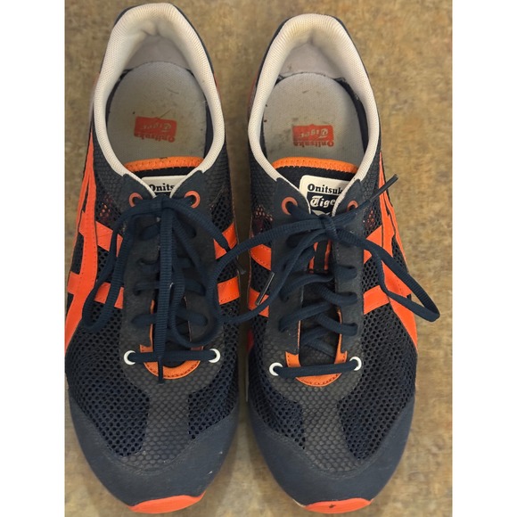 Onitsuka Tiger Metro Nomad Shoes Mens 10.5 Navy/Orange Sneakers Running Athletic - Picture 13 of 14
